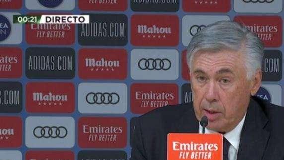 Carlo Ancelotti, en rueda de prensa: "Es difícil explicar esta derrota"
