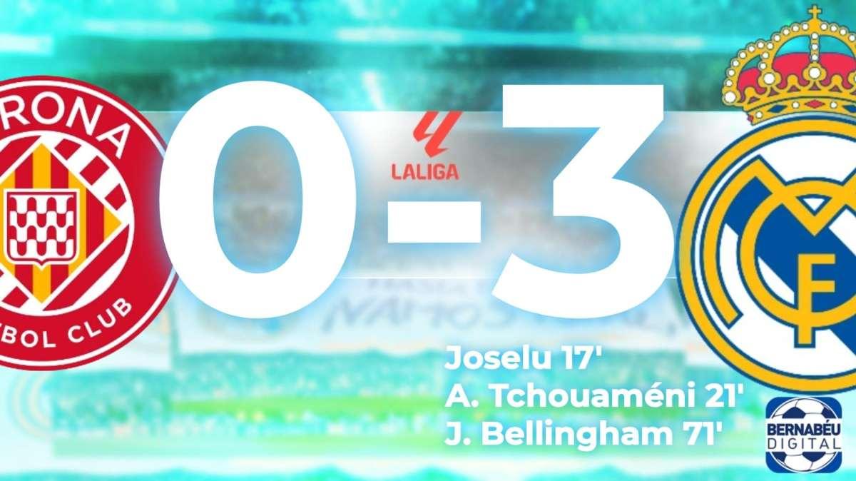 Girona 0-3 Real Madrid, en directo | ¡LÍDERES!