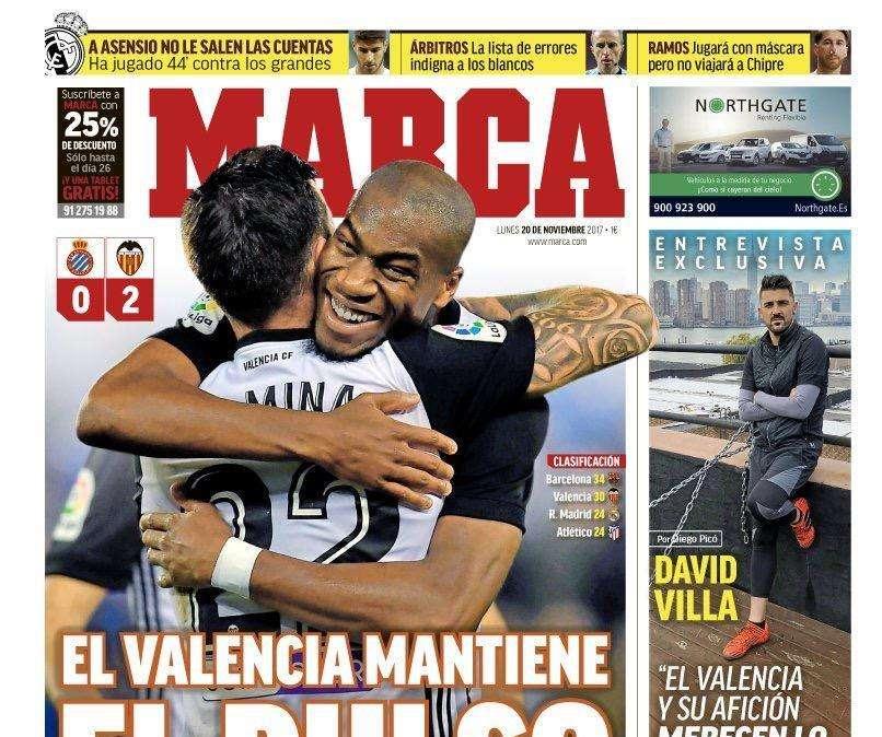 PORTADA - Marca destaca el malestar de Asensio: "Al balear no le salen las cuentas"