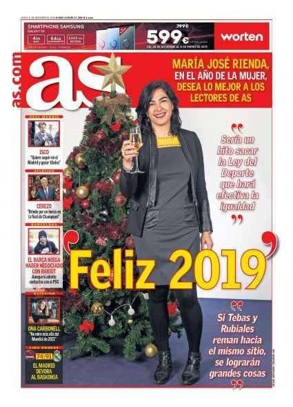 PORTADA - As destaca las palabras de Isco: "Quiero seguir en el Madrid y ganar títulos"