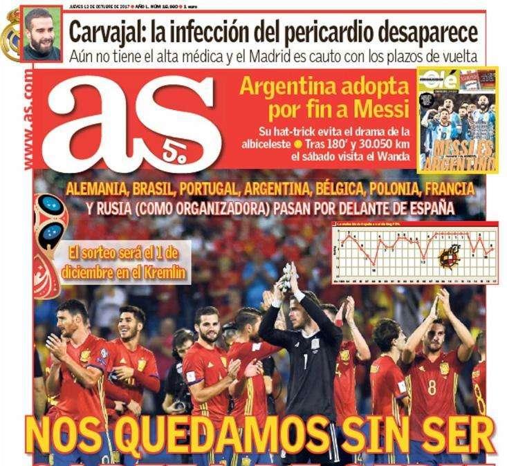 PORTADA - As destaca la mejoría de Carvajal: "La infección de la pericarditis desaparece"
