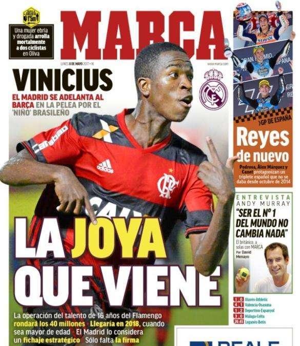 PORTADA - MARCA: "Vinícius, la joya que viene"