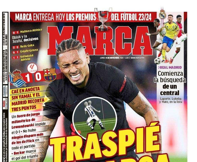 Marca avisa a los madridistas: "Comienza la búsqueda de un central"
