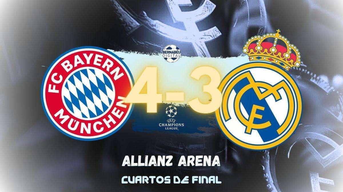 Bayern 4-3 Real Madrid | Sigue aquí el pospartido