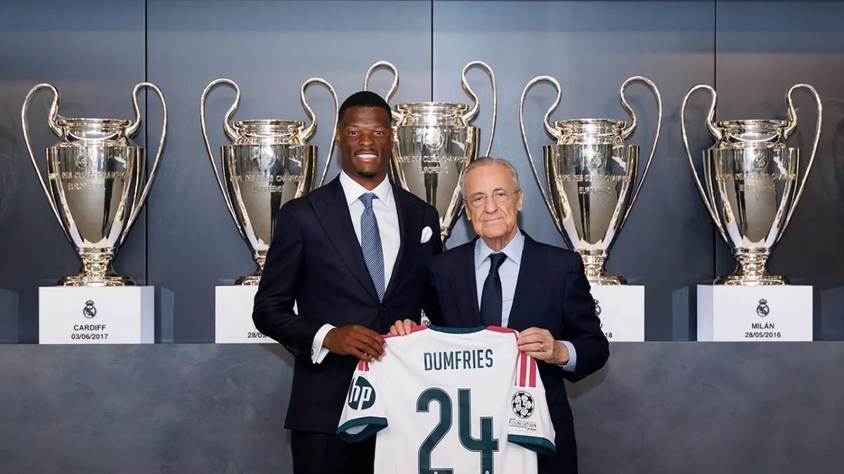 Turno para Denzel Dumfries: el Real Madrid acoge a su nuevo lateral