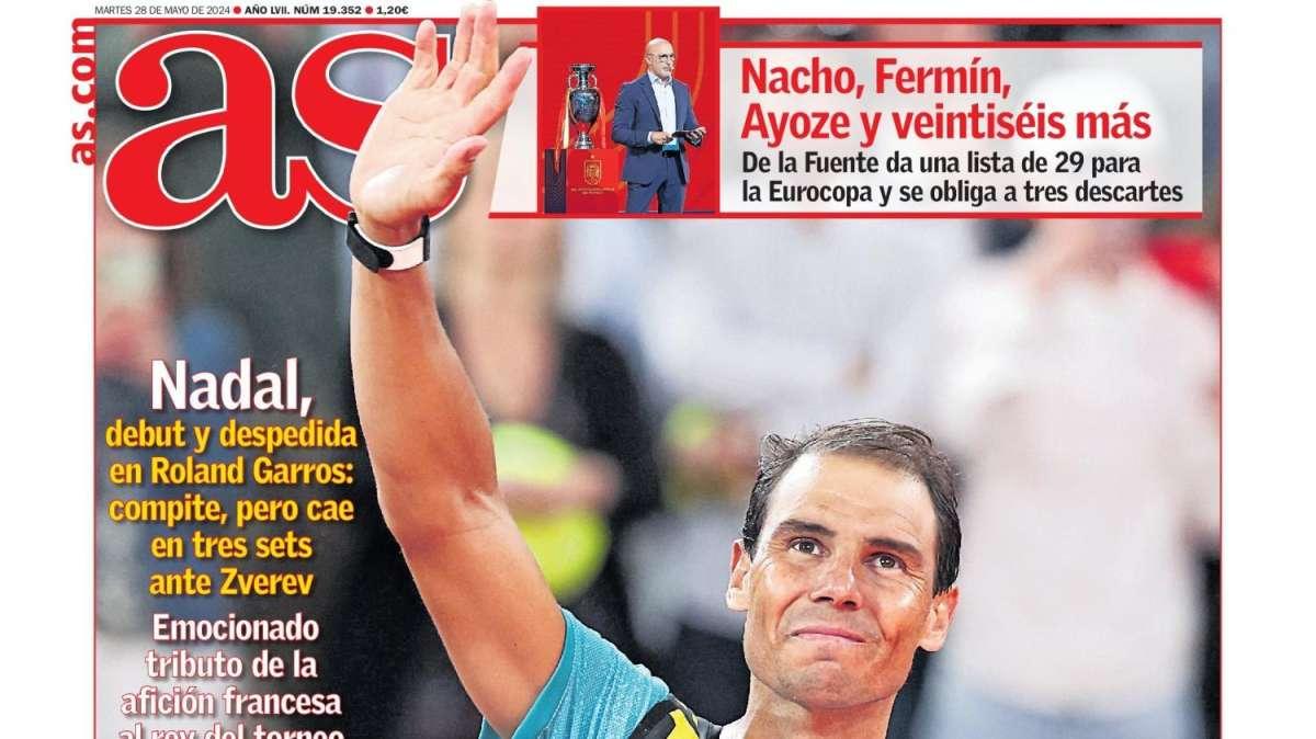 PORTADA | AS, con Kroos: "Echaré de menos el juego"