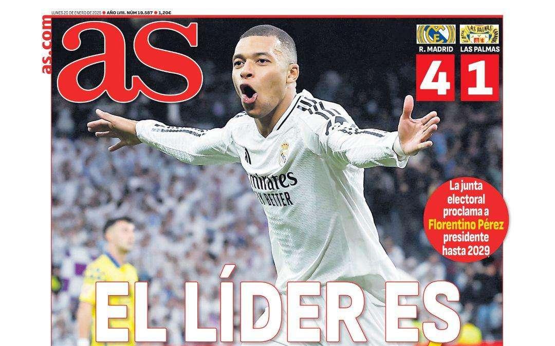 AS y Marca lo tienen claro: "El líder es Mbappé"