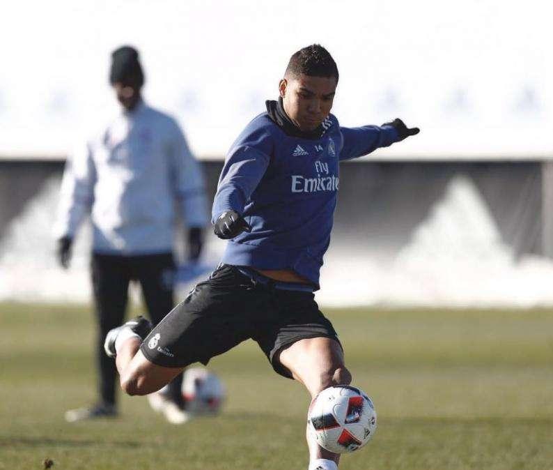 FOTO - Casemiro preparado para la Copa y al 100% después de su partido contra el Sevilla
