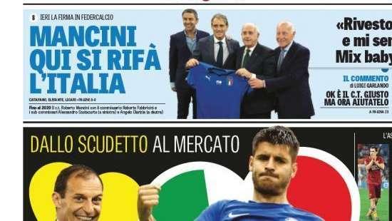 La Gazzetta dello Sport - La Juventus vuelve a pensar en Morata