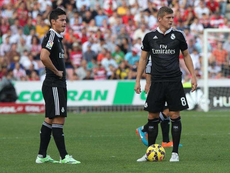 Kroos y James, máximos asistentes del Real Madrid esta temporada