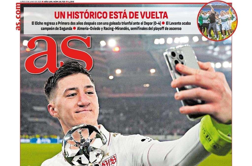 AS muestra en su portada la "operación Stiller"