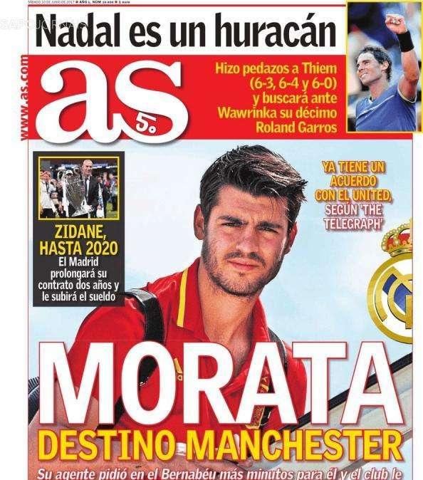 As: "Morata destino Manchester"