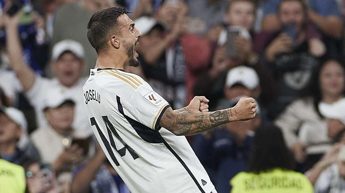 Joselu: "Al final esto es el Santiago Bernabéu y son tres puntos"