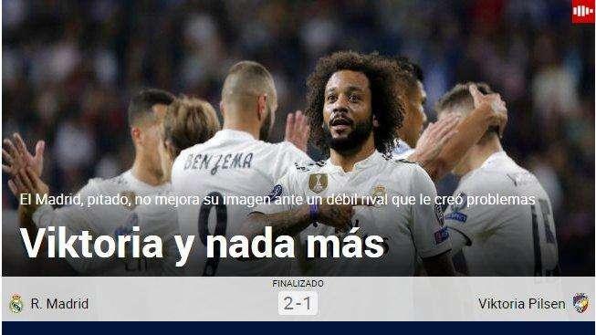 PORTADA - Marca destaca las dudas del Madrid: "Viktoria y nada más"