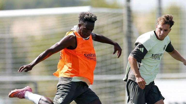 Cuatro ausencias en la segunda sesión de entrenamiento del Real Madrid