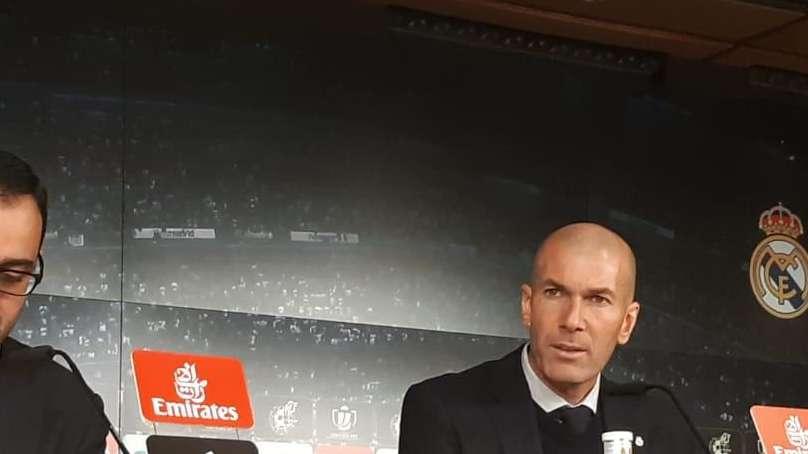 Zidane: "¿La derrota del Atlético? Tenemos que seguir a lo nuestro sin mirar a los demás. Benzema..."