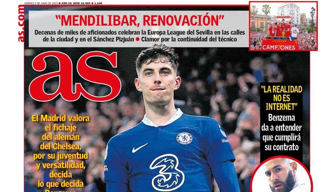 PORTADA | AS: "Havertz entra en escena"