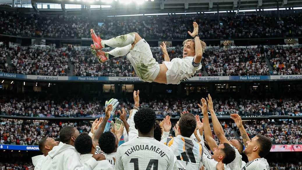 Los jugadores del Real Madrid también se despiden de Modric, Ancelotti y Lucas en redes 
