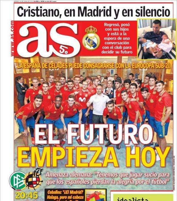 PORTADA - As recalca la importancia de la final: "El futuro empieza hoy"