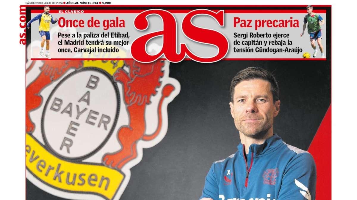 PORTADA | AS: "Xabi Alonso el deseado"