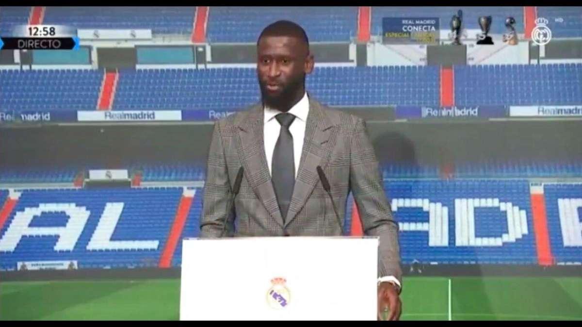 Rüdiger: "Siento un inmenso placer por estar aquí, en el Real Madrid. Ancelotti..."