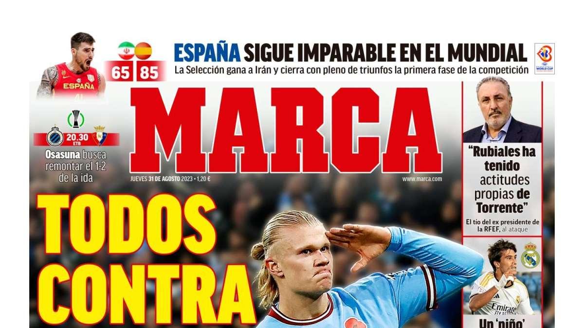 PORTADA | Marca: "Un 'niño' por Vinicius"