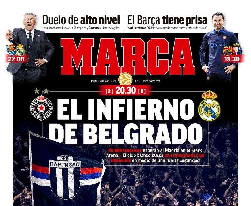 PORTADA | Marca: "El infierno de Belgrado" 
