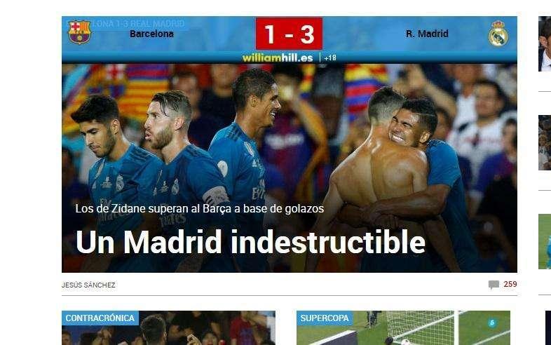 Marca - "Un Madrid indestructible"