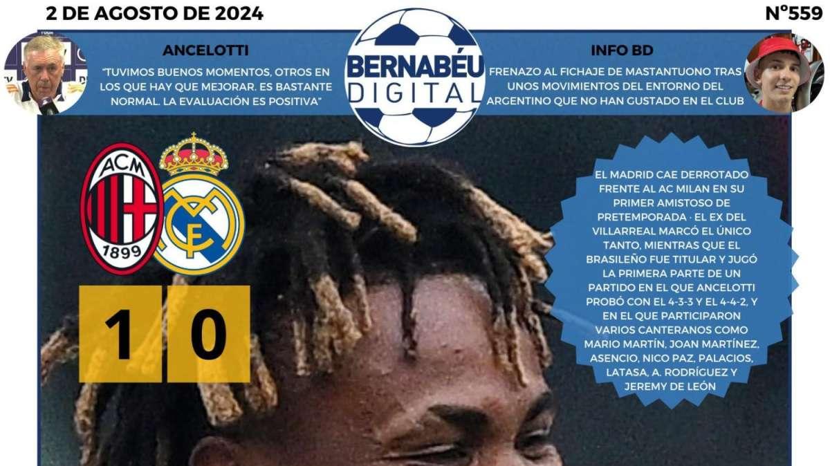 PORTADA BD | "Chukwueze arruina el debut de Endrick"