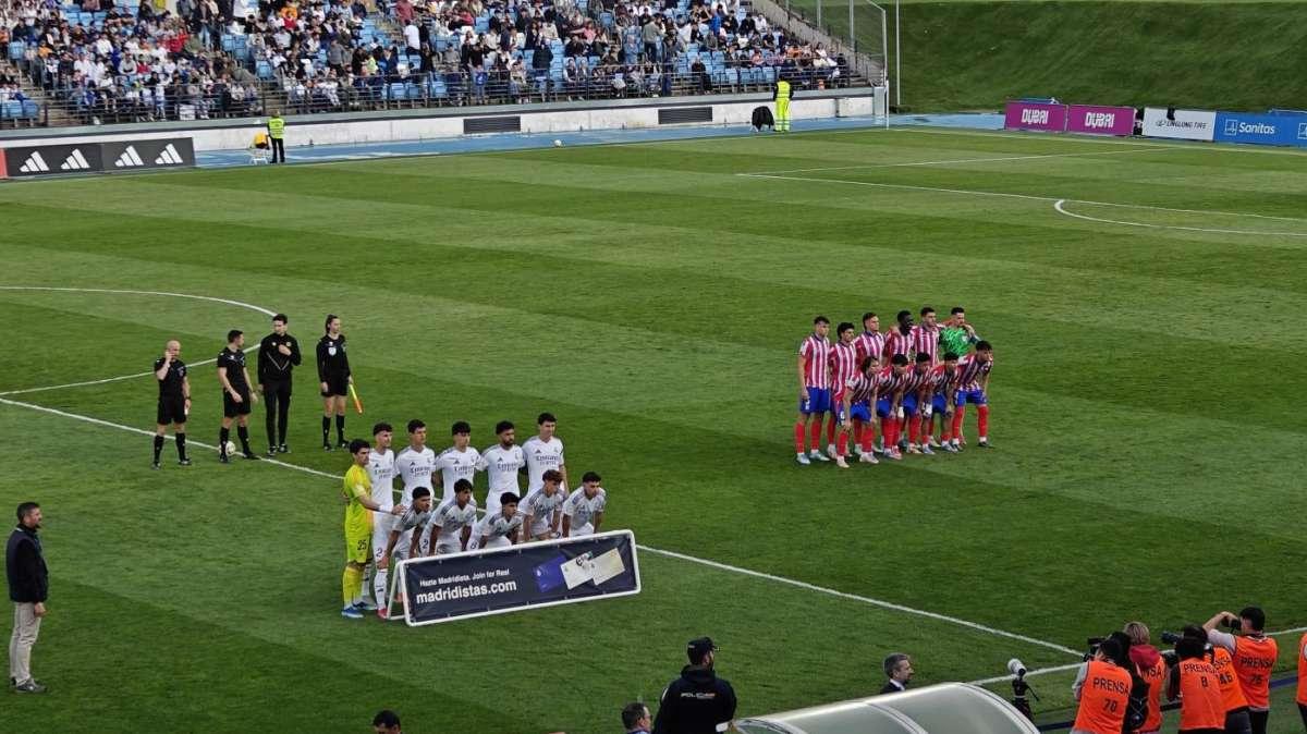 Real Madrid Castilla 1-1 Atlético de Madrid B: arduo empate en el derbi