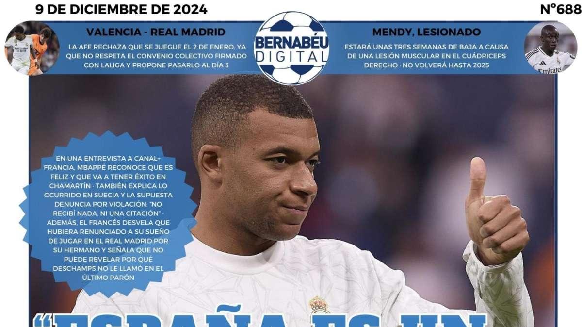 Mbappé y Tchouaméni, en la portada BD del 9 de diciembre de 2024