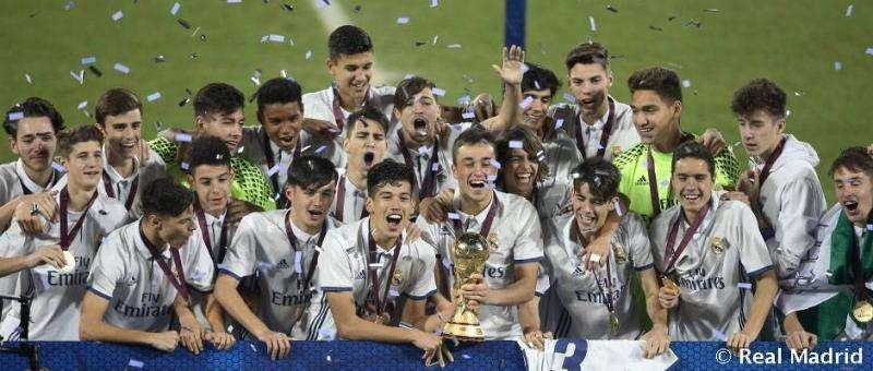 El juvenil C del Madrid, campeón del torneo Al-Kass de Qatar
