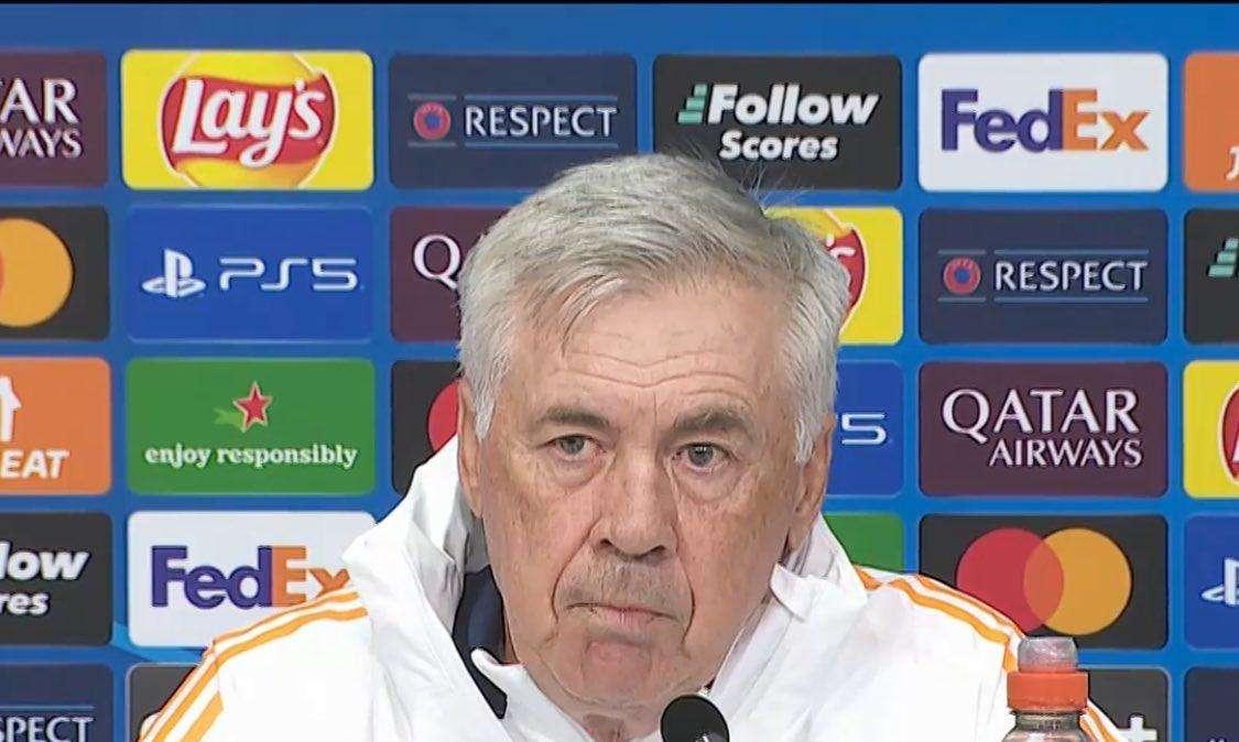 Ancelotti sale en defensa de Courtois: "¿Simeone? Los violentos..."