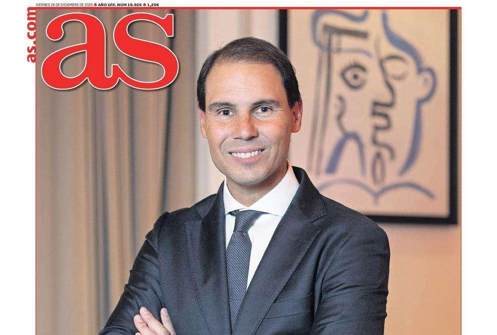 Entrevista exclusiva con Rafa Nadal, en la portada de AS