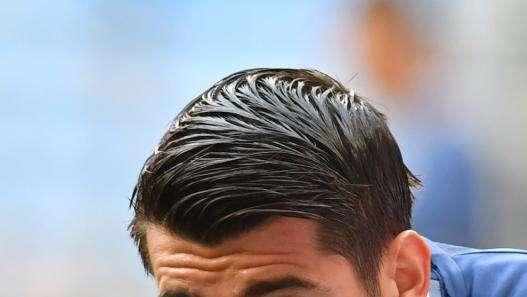 Morata está que se sale en su primer partido con el Chelsea, sumando gol más asistencia
