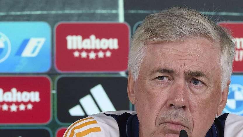 Ancelotti en rueda de prensa: "¿Vinicius? Estoy cansado de este tema, pero no me preocupa"