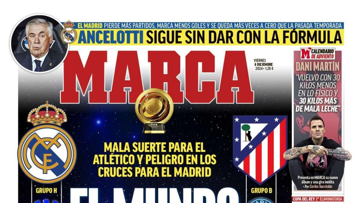 Marca titula en su portada: "El mundo en juego"