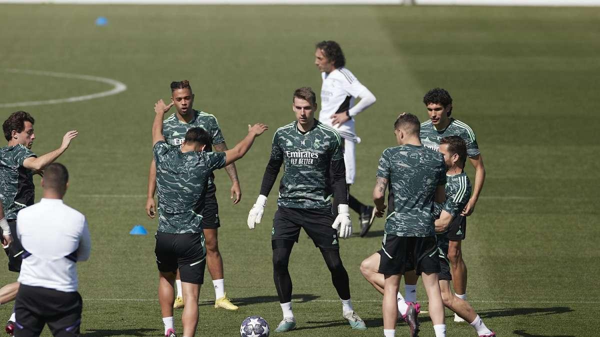 Las mejores imágenes del último entrenamiento del Real Madrid antes de recibir al Chelsea en Champions