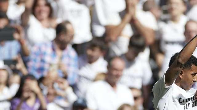 Rodrygo: "Tenía dolor, a ver si puedo estar al 100% en el Camp Nou"
