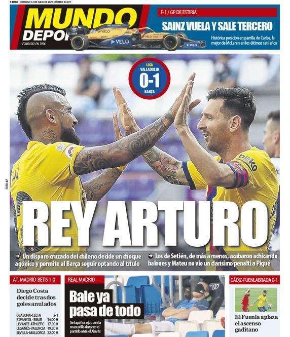 PORTADA - Mundo Deportivo: "Bale ya pasa de todo"