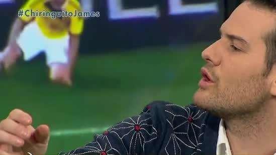 Domènech, en El Chiringuito: "Fichaba a James para el Barça con los ojos cerrados"