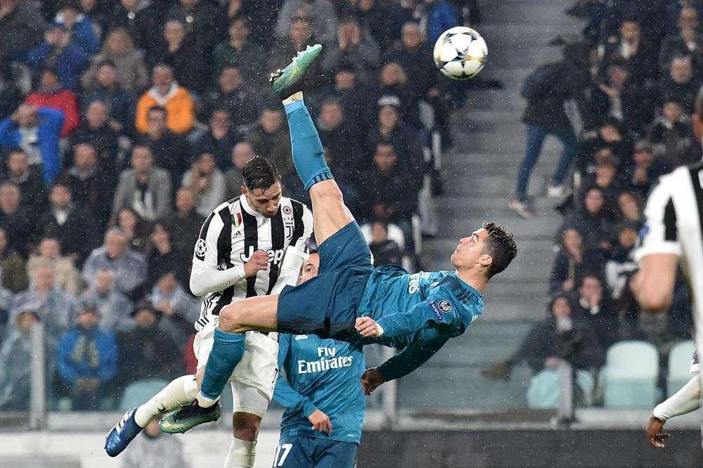 La chilena de Cristiano Ronaldo ante la Juve, elegida mejor gol del año para la UEFA