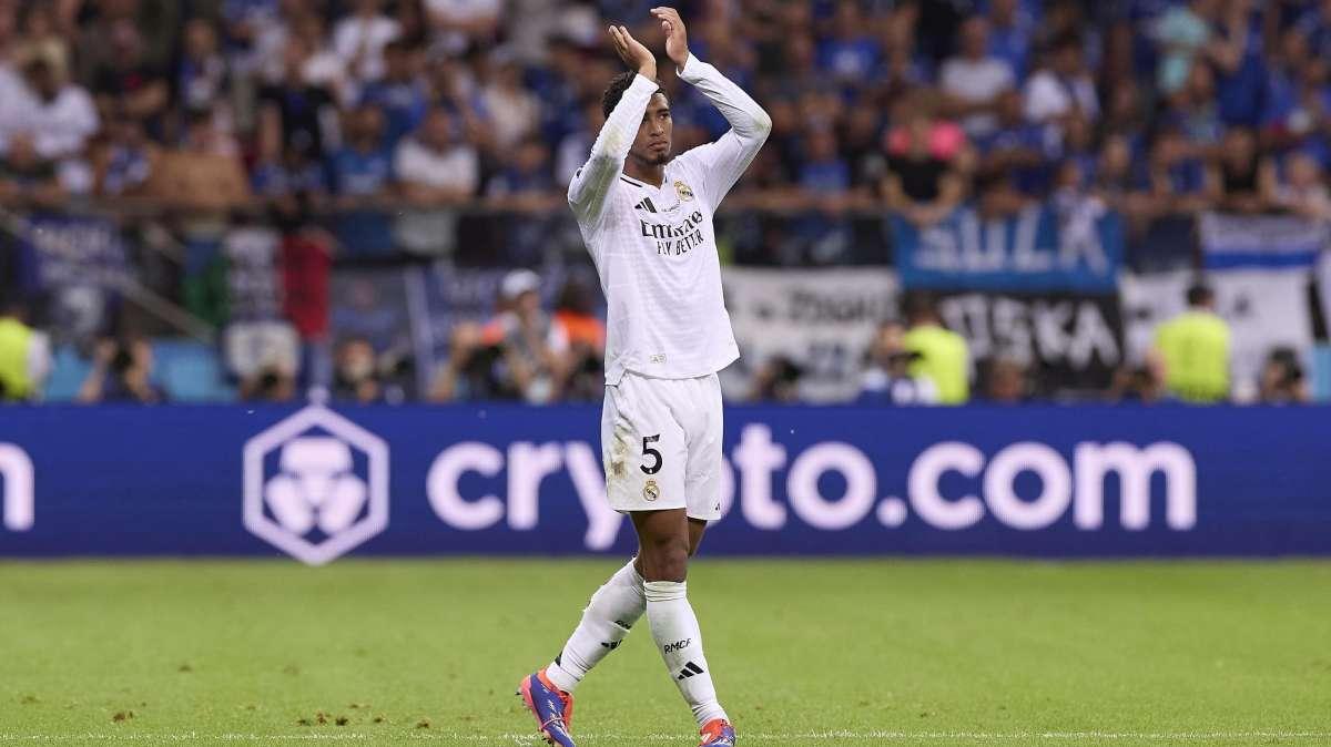 Bellingham lidera al Real Madrid y asusta al marcharse lesionado