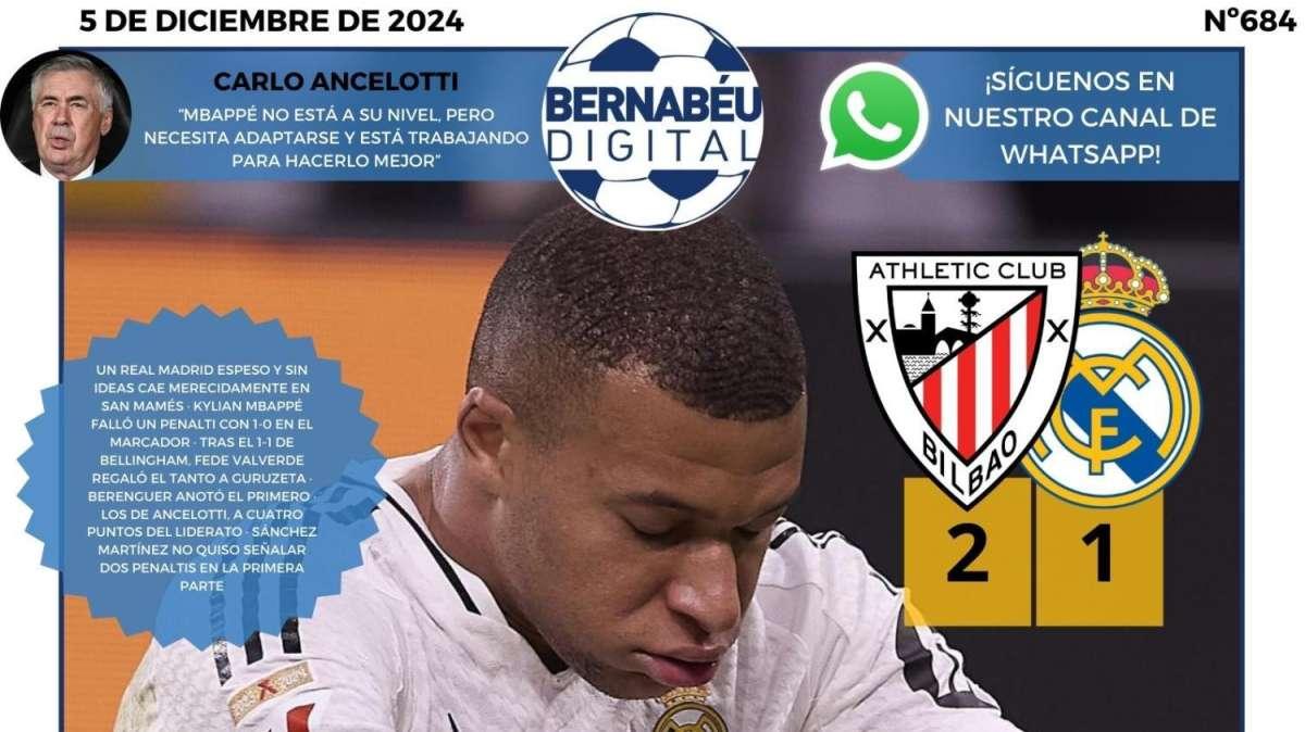 Mbappé y la derrota del Real Madrid, protagonistas de la portada de BD