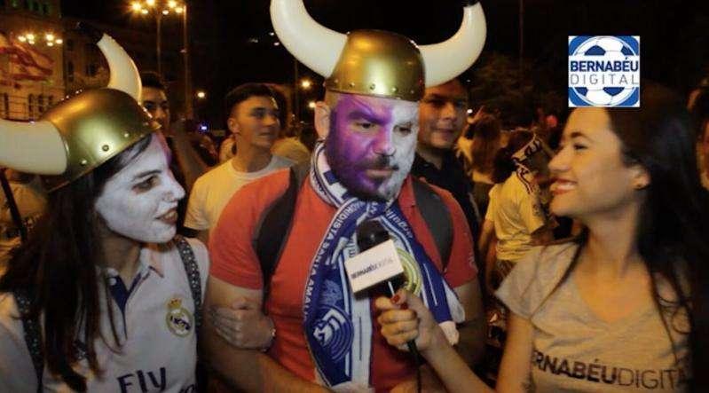 VÍDEO BD - La fiesta de la duodécima en Cibeles: "CR7, Balón de Oro y una estatua en el Bernabéu", "¡Keylor, quédate!"
