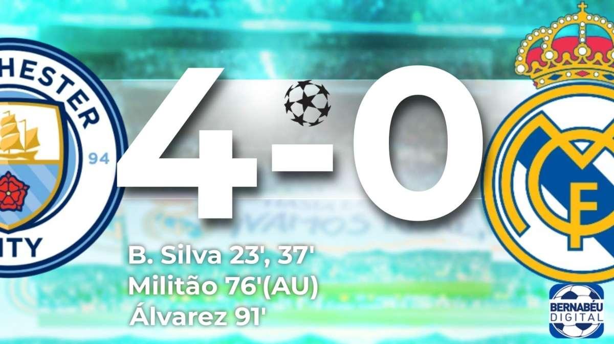 Manchester City 4-0 Real Madrid, en directo | FINAL DEL PARTIDO