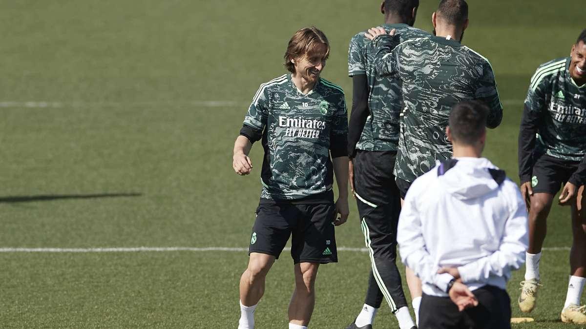 Modric es la grata sorpresa del entrenamiento y apunta al Betis