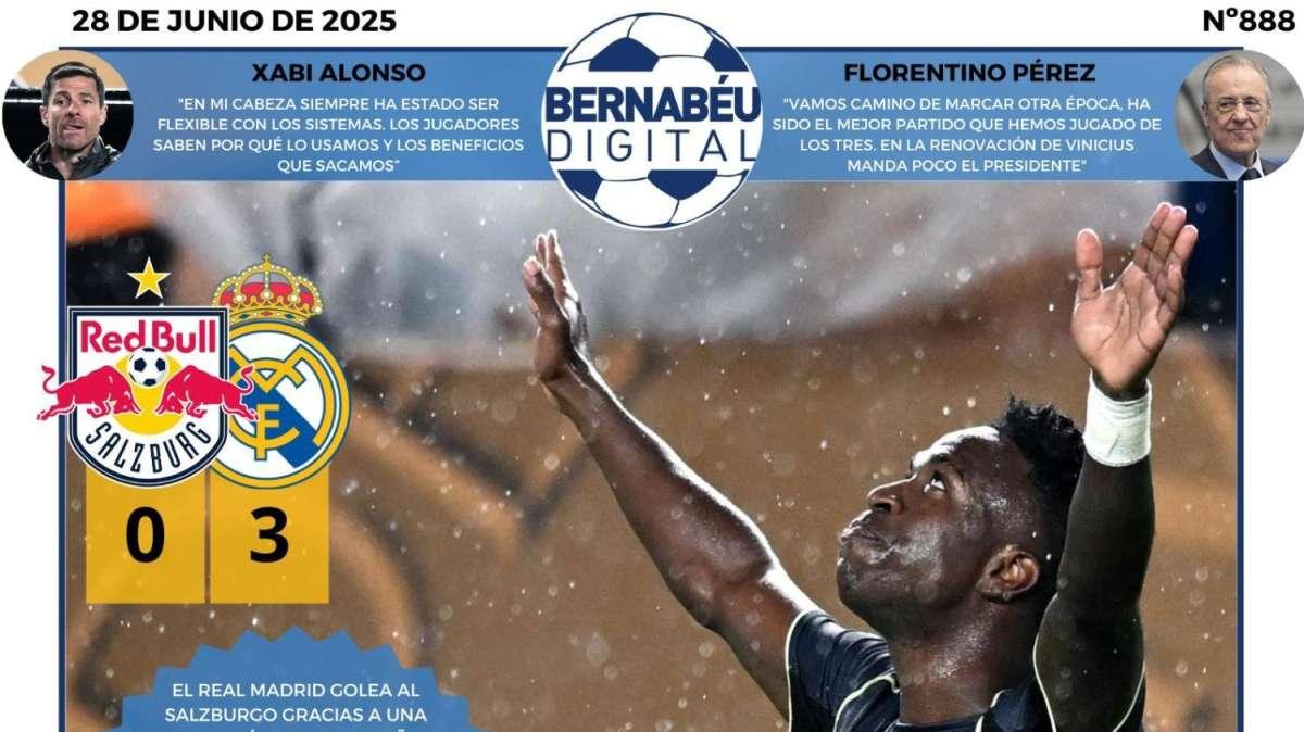 "Vinicius está de vuelta": la victoria del Real Madrid, en la portada BD