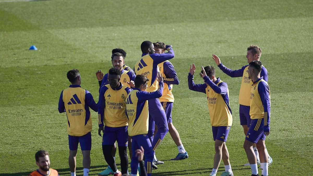 Actividad en la Ciudad Real Madrid con la mente en la Real Sociedad