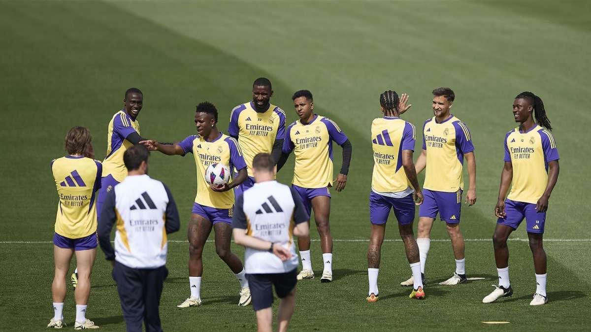 Informe del entrenamiento: sin sorpresas en el Real Madrid de cara al partido contra el Alavés